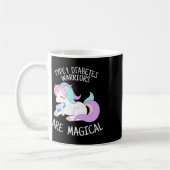 Unicorn Diabetes Warrior Gift Koffiemok (Links)