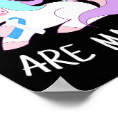 Unicorn Diabetes Warrior Gift  Poster (Hoek)