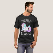 Unicorn Diabetes Warrior Gift  T-shirt (Voorkant volledig)