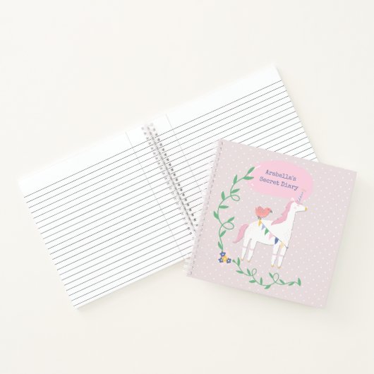 Unicorn Diary Notitieboek (Binnen)