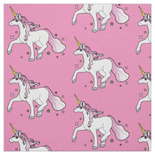 Unicorn die door sterren draait stof