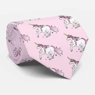 Unicorn die door sterren loopt stropdas