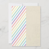 Unicorn & Dinosaur Invitations Boy girl Kaart (Achterkant)