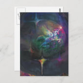 Unicorn Disco * * Briefkaart (Voorkant / Achterkant)