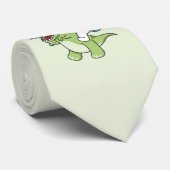 Unicorn doet een beroep op Trex Cute Dinosaur met Stropdas (Opgerold)