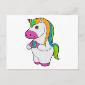 Unicorn Donut Briefkaart (Voorkant)
