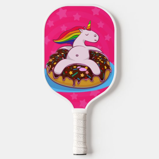 Unicorn Donut Pickleball Paddle (Voorkant)