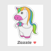 Unicorn Donut Sticker (Vel)