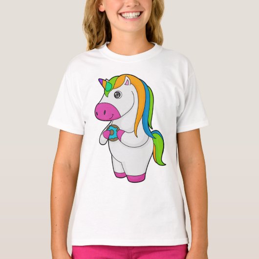Unicorn Donut T-shirt (Voorkant)