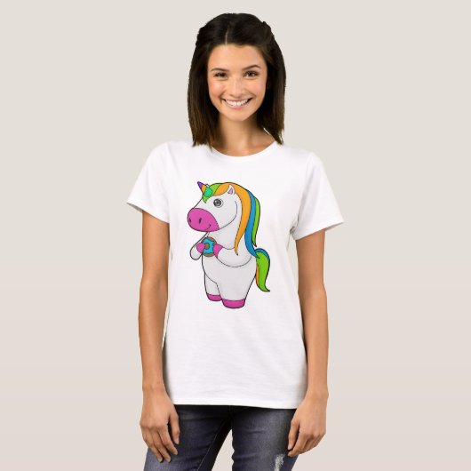 Unicorn Donut T-shirt (Voorkant volledig)