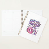 Unicorn Donut Touch My Magic Gift Idea Sticker and Planner (Display)