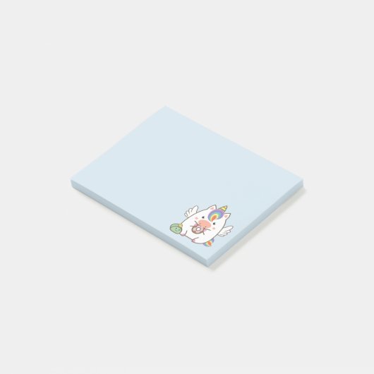 Unicorn & Donuts Post-it® Notes (Schuin)