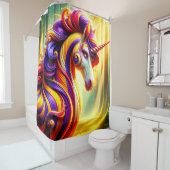 Unicorn Douchegordijn (In situ)