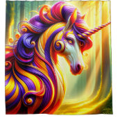  Unicorn Douchegordijn (Voorkant)