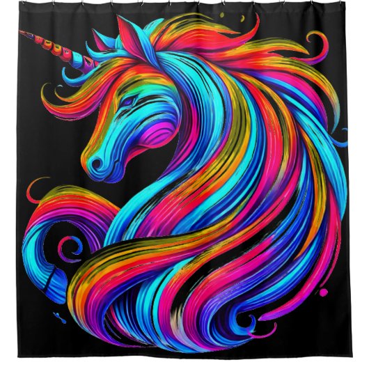 Unicorn Douchegordijn (Voorkant)