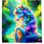 Unicorn Douchegordijn (Voorkant)