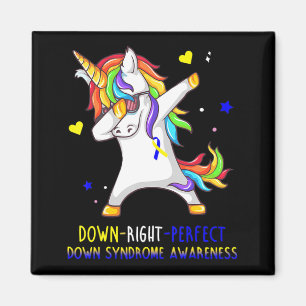 Unicorn Down Perfect Down Syndrome Awarenes Magneet