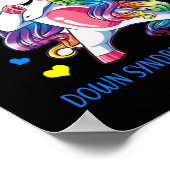 Unicorn Down Perfect Down Syndrome Awareness Poster (Hoek)