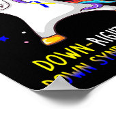 Unicorn Down Perfect Down Syndrome Awareness Poster (Hoek)