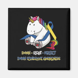 Unicorn Down Right Perfec Down Syndroeness Magneet