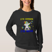 Unicorn Down Syndrome Awareness Extra Chromosome A T-shirt (Voorkant)