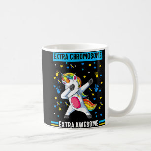 Unicorn Down syndroombewustzijn extra chromosoom e Koffiemok