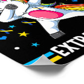 Unicorn Down syndroombewustzijn extra chromosoom e Poster (Hoek)