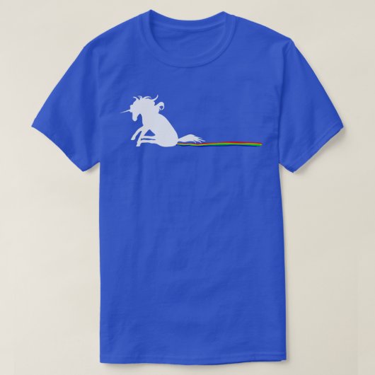 Unicorn Dragging Rainbows Funny Adult Gifts T-shirt (Design voorkant)