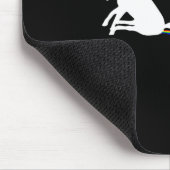 Unicorn Dragging Rainbows Funny Adult S  Muismat (Hoek)