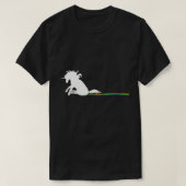 Unicorn Dragging Rainbows- Funny Adult T-Shirts Gi (Design voorkant)