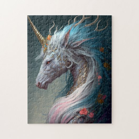 Unicorn Dragon Fantasy Art Legpuzzel (Verticaal)
