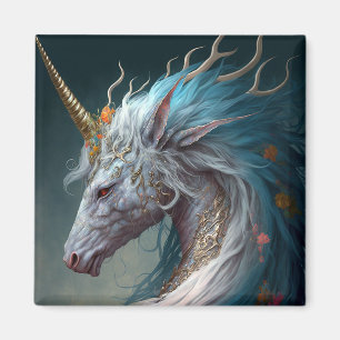 Unicorn Dragon Fantasy Art Magneet