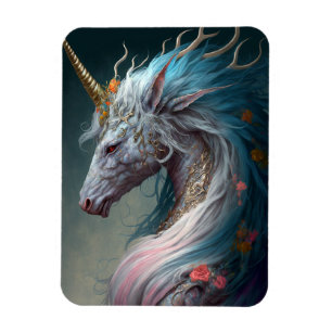 Unicorn Dragon Fantasy Art Magneet