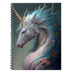 Unicorn Dragon Fantasy Art Notitieboek