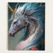 Unicorn Dragon Fantasy Art Planner (Voorkant)