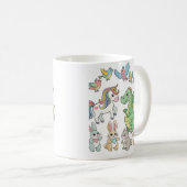 Unicorn & Dragon Kids Mug Koffiemok (Voorkant rechts)