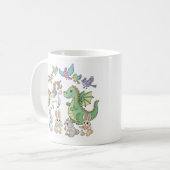 Unicorn & Dragon Kids Mug Koffiemok (Voorkant links)