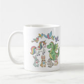 Unicorn & Dragon Kids Mug Koffiemok (Links)