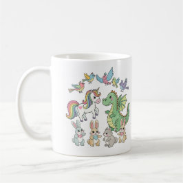 Unicorn & Dragon Kids Mug Koffiemok