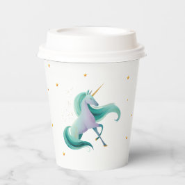 Unicorn & Dragon Paper Cup – Fantasy Party Papieren Bekers
