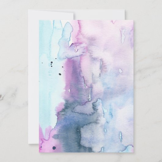 Unicorn Dream Birthday Uitnodiging (Achterkant)