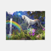 Unicorn Dream Fleece Blanket by DreamFlame 5D (Voorkant (Horizontaal))