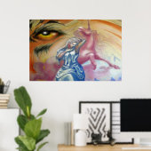 Unicorn Dream Poster (Thuiskantoor)