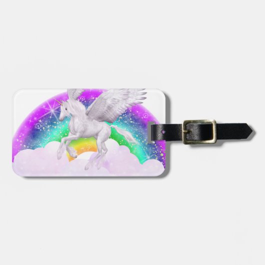 Unicorn Dreams Bagagelabel (Voorkant horizontaal)