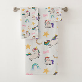 Unicorn Dreams Bath Towel Set (v.1) Bad Handdoek