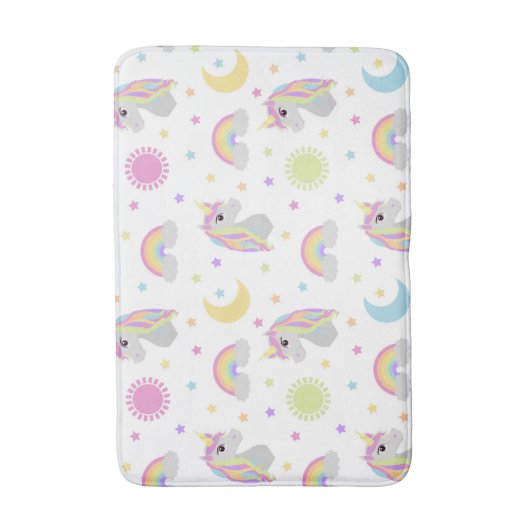 Unicorn Dreams Bathmat Badmat (Voorkant Verticaal)