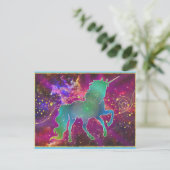Unicorn Dreams Briefkaart (Staand voorkant)