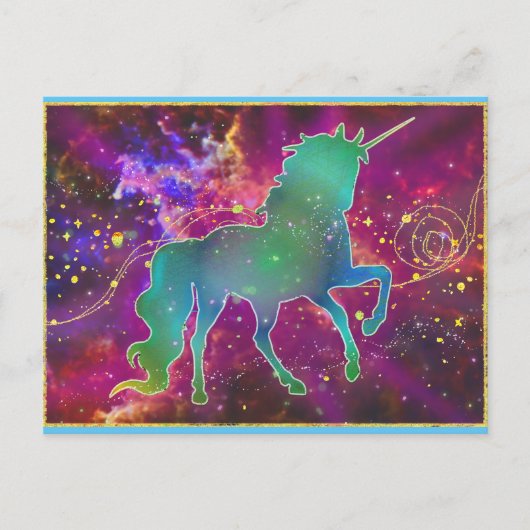 Unicorn Dreams Briefkaart (Voorkant)