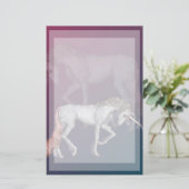 Unicorn Dreams Briefpapier (Staand voorkant)