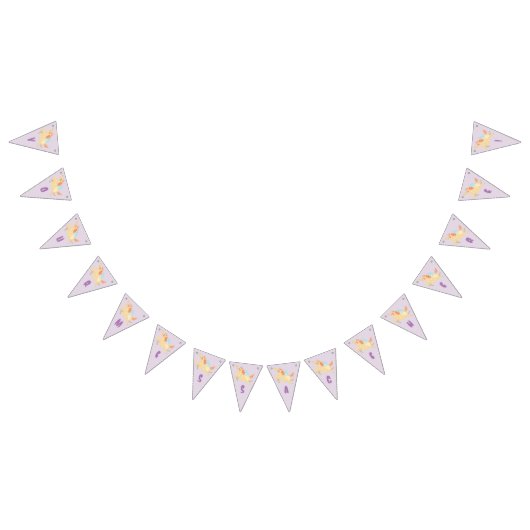 Unicorn Dreams Custom Party Bunting Flags Banner (Alle)